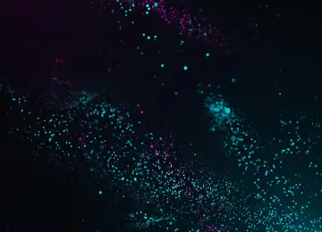浮动粒子 抽象 AI艺术  青色  电脑壁纸 4K壁纸  3840x2160