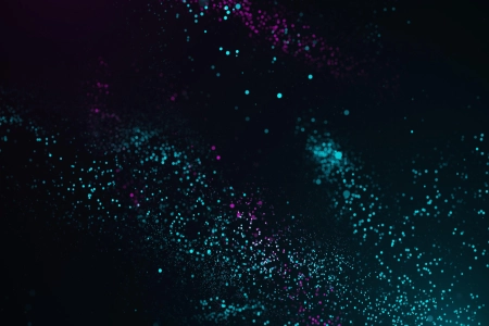 浮动粒子 抽象 AI艺术  青色  电脑壁纸 4K壁纸 3840x2160