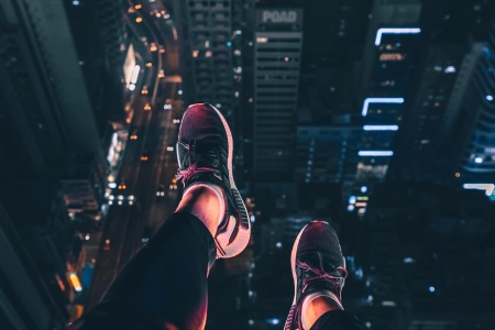 死亡 愿望 夜晚 建筑 夜景 城市 屋顶 手机壁纸 4K壁纸 4082x6123