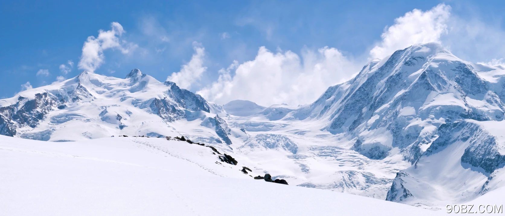 冬天 山脉 自然 风景 冰 寒冷 户外 雪峰  电脑壁纸 4K壁纸