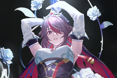 举起 武器 原神 罗莎莉亚 4K壁纸 4961x4134