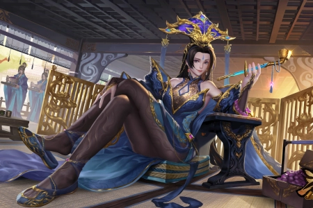游戏CG 角色 游戏 艺术 女孩 三国杀 电脑壁纸 4K壁纸 6647x3236