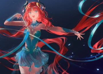 丝滑 魔法棒 微笑 动漫 动漫游戏 动漫女孩 电脑壁纸 4K壁纸  4096x2304