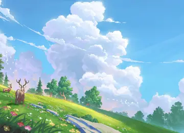 云影草原  5120x2247