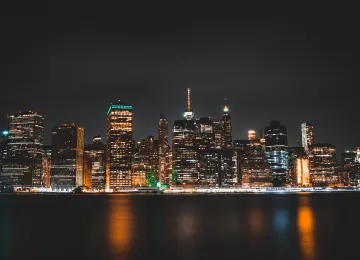 城市 灯光 城市景观 夜晚 建筑 霓虹灯 风景 电脑壁纸 4K壁纸  5396x3597