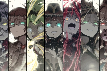 眼泪 动漫 动漫女孩 眼镜 手套 帽子 哭泣 4K壁纸 4467x2513