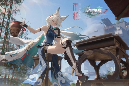 动漫 女孩 本岛 星轨 飞鸟 动物 耳朵 4K壁纸 3840x2160