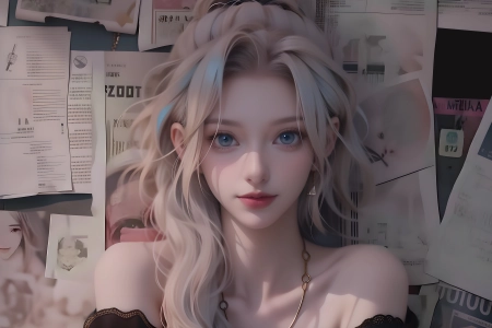 正面 人物肖像 动画 AI艺术 电脑壁纸 4K壁纸 4096x3048
