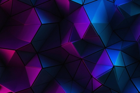 三角形,粉红色,紫色的,对称,图形设计,壁纸,3840x3840 3840x3840