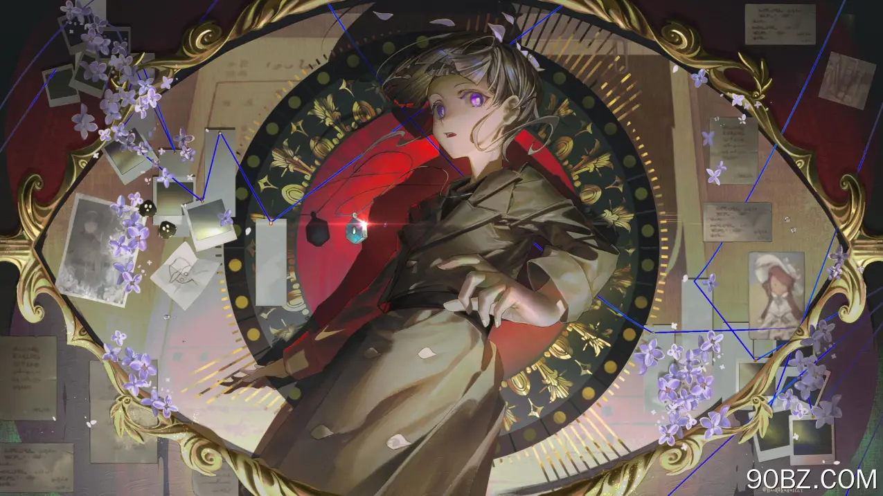 紫瞳花语少女