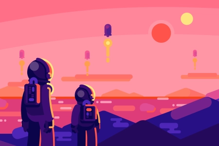 奇幻女孩 AI艺术 概念艺术 艺术作品 幻想艺术 绘画 科幻 风景 极简主义  电脑壁纸 4K壁纸 3840x2160