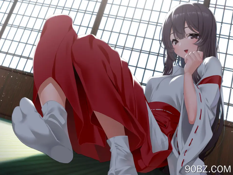女巫 动漫 女孩 袜子 和服 白袜子 短袜 4K壁纸